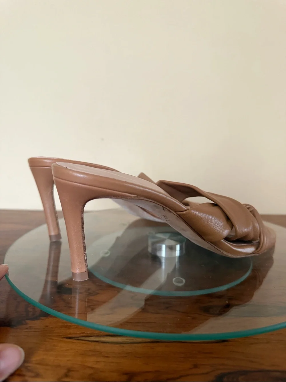 Inez Isa Heel slides in Cognac Nappa size 7 M